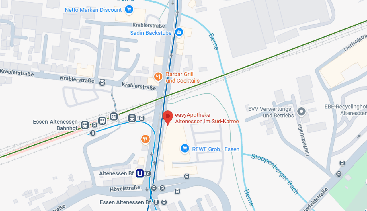 Google Maßs Karte von der EasyApotheke